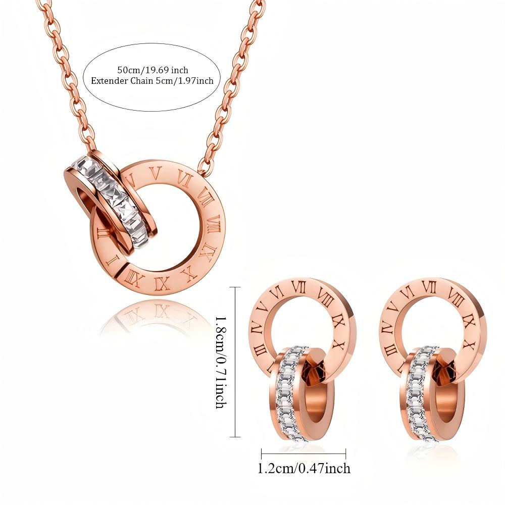 Elegant Rose Gold  Stainless S - Battle Rope Anchor ulasan dan harga