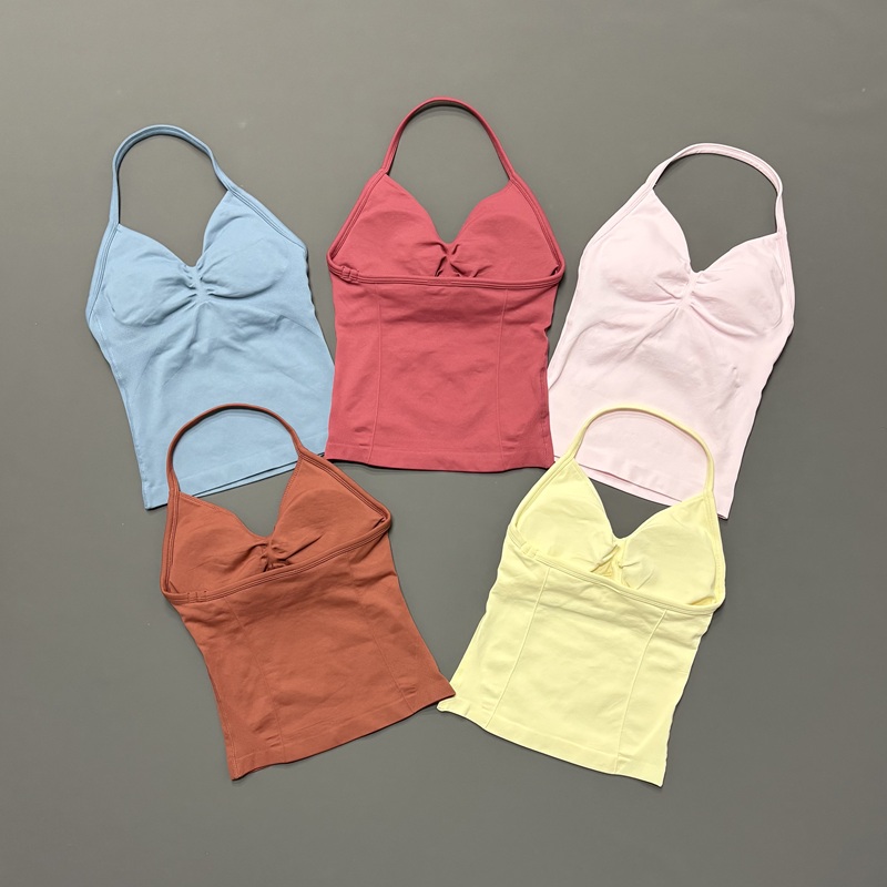 Gym Women Sports Tank Top Seam - Crossfit Yoga ulasan dan harga