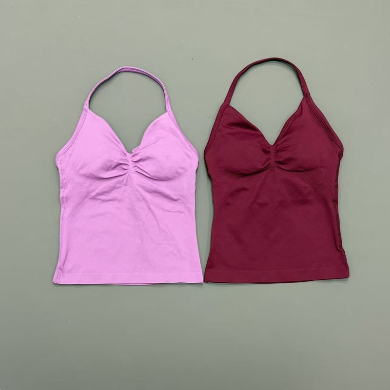 Gym Women Sports Tank Top Seam - Crossfit Yoga ulasan dan harga