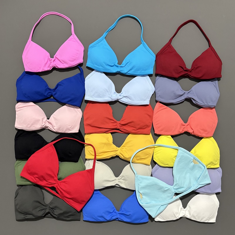 Sports Strappy Bra Yoga Underw - Crossfit Yoga ulasan dan harga