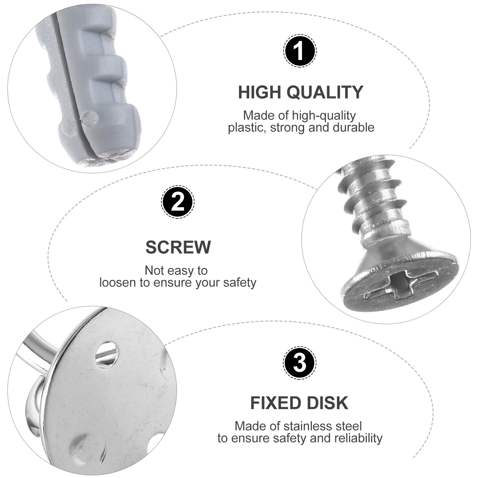 1Set Stainless Steel Wall Moun - Battle Rope Anchor ulasan dan harga