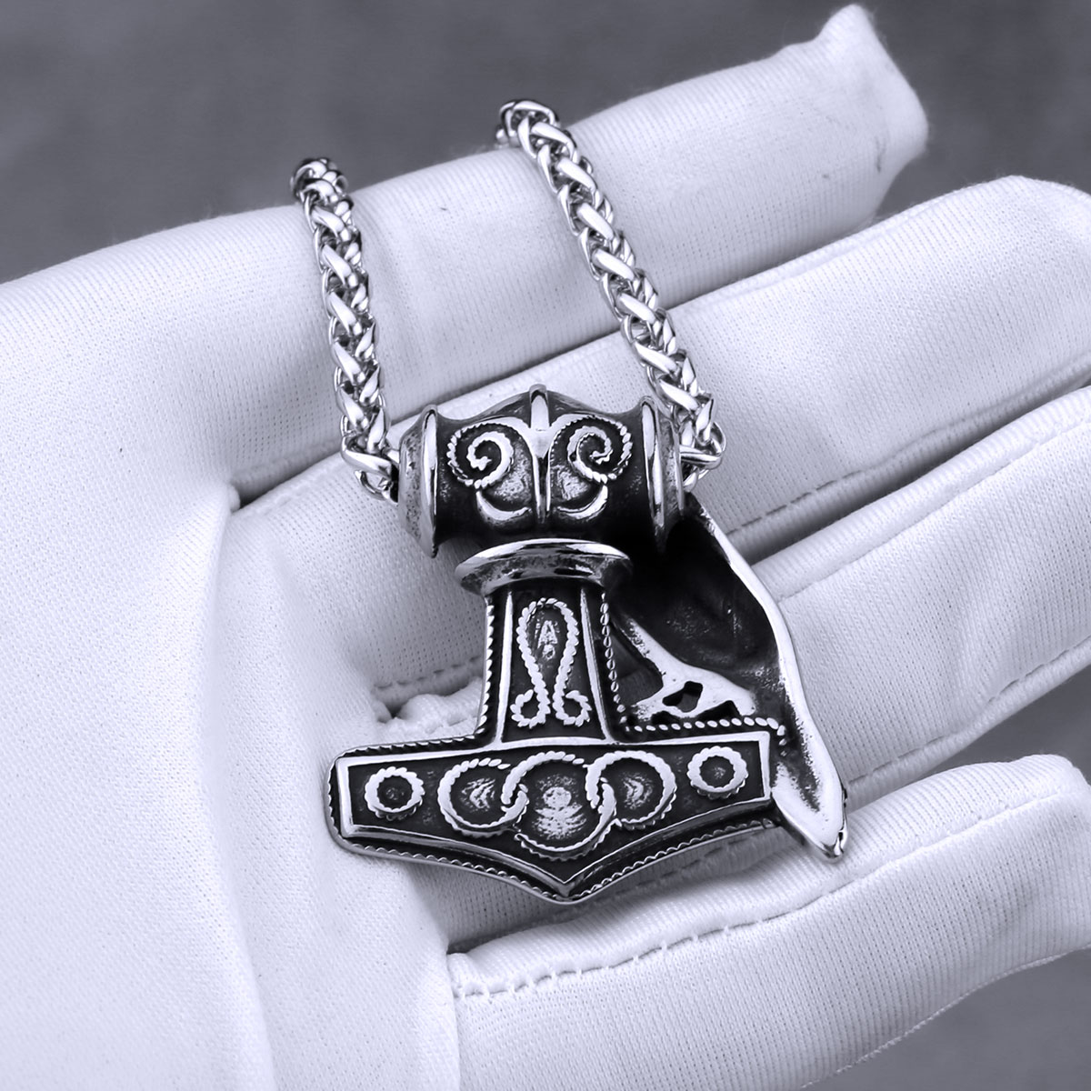 Nordic Odin Raven Thor Hammer  - Battle Rope Anchor ulasan dan harga