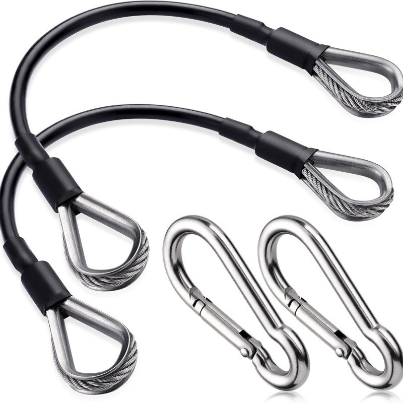 1/2Pcs 25cm Gym Cable Extensio - Battle Rope Anchor ulasan dan harga