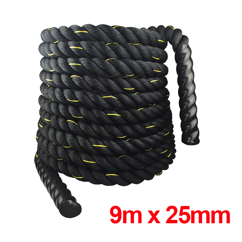 9M/12M/15M Fitness Battle Rope - Battle Rope Anchor ulasan dan harga